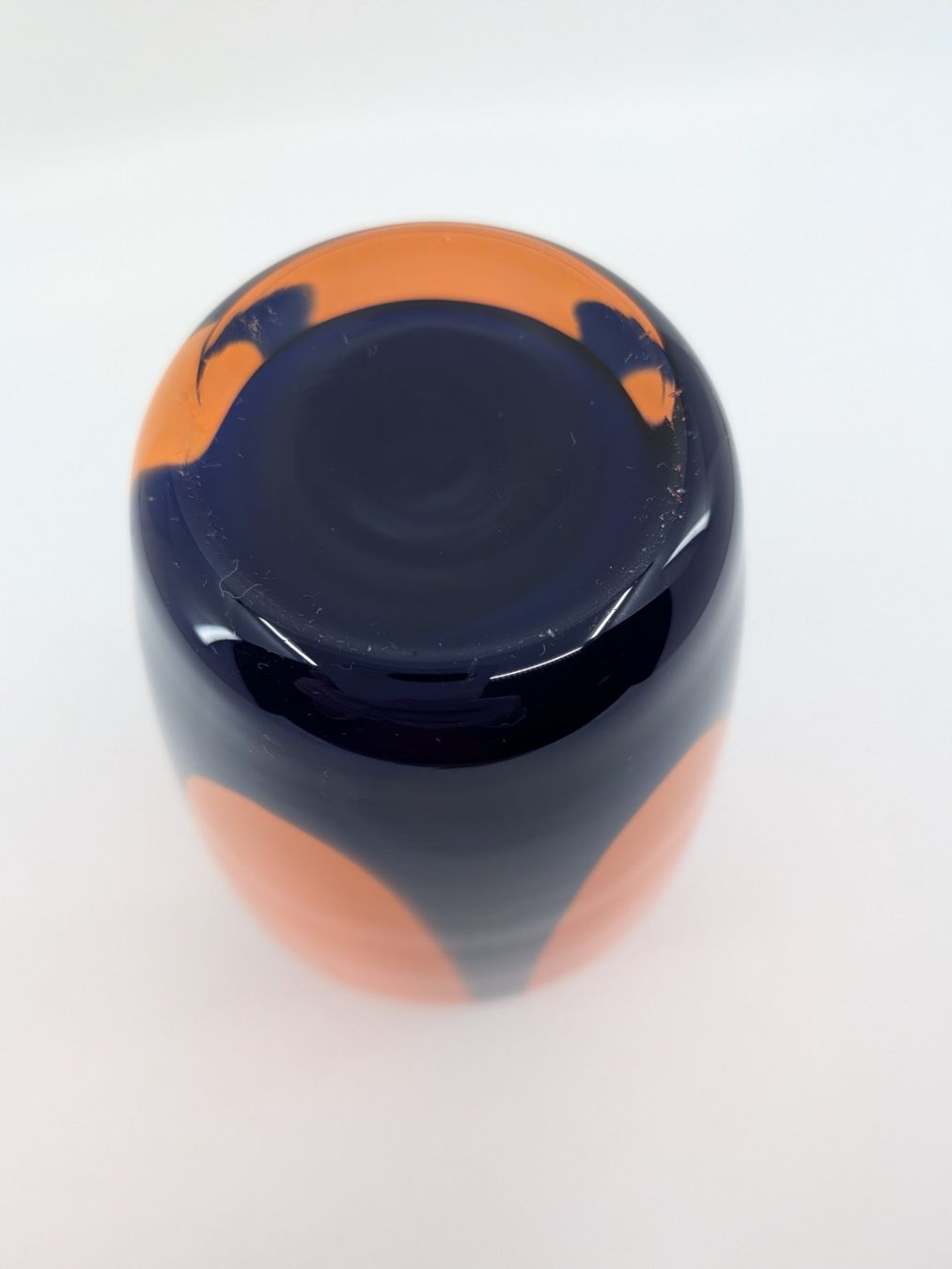 Vasi & Recipienti: Vase, Glasvase orange lila – Usato da Emmen venduto da Brockofsky 2