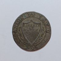 1/2 Batzen 1806 Waadt