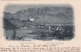 Schloss Werlenberg Buchs und Umgebung 1899