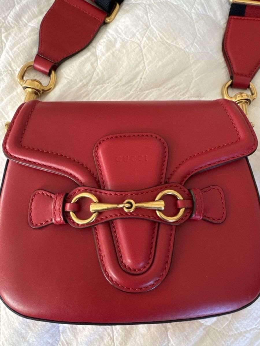 Gucci Sacs femmes: Sac Gucci rouge, Lady Web small ! Superbe. – D'occasion à Genève par Cicin 1
