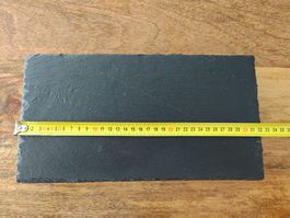 Serviceplatte Schiefer 32x17cm Naturstein 4Stk.