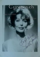 Loretta Young (1913-2000) Schauspielerin - Autogramm