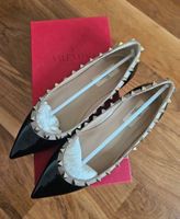 Valentino Rockstud Ballerinas, Gr. 37, schwarz