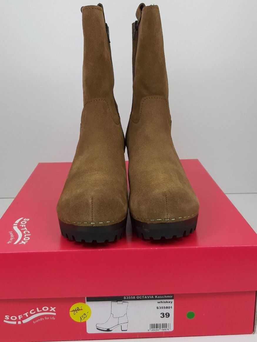 Softclox Damenschuhe: SOFTCLOX OCTAVIA Kaschmir whiskey Stiefelette Gr. 39 – Neu und originalverpackt aus Seuzach von VT-Collections1 6