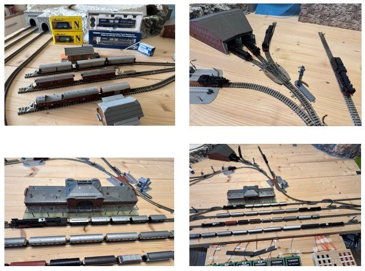 Fleischmann Trains électriques: Modelleisenbahn Anlage im Bau, Spur N – D'occasion à Flums par Hrroland 7