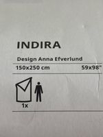 IKEA INDIRA Tagesdecke 150x250 cm 100% Baumwolle neu