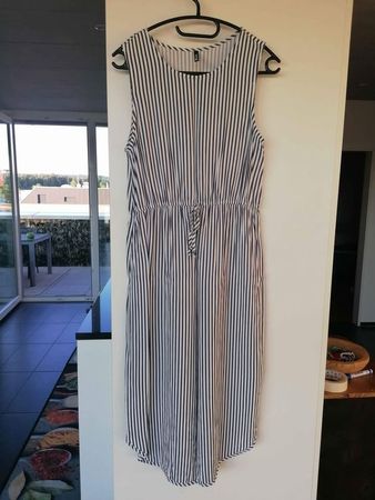 Blau-weiss gestreiftes Kleid Gr. M
