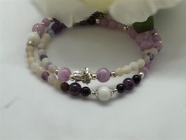 Doppelarmband aus Edelsteinen