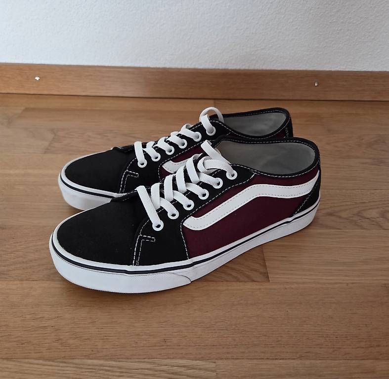 Vans Scarpe da uomo: Vans gr. 41, schwarz & bordeaux – Nuovo (secondo la descrizione) da Oberbüren venduto da Lupo_7kxf