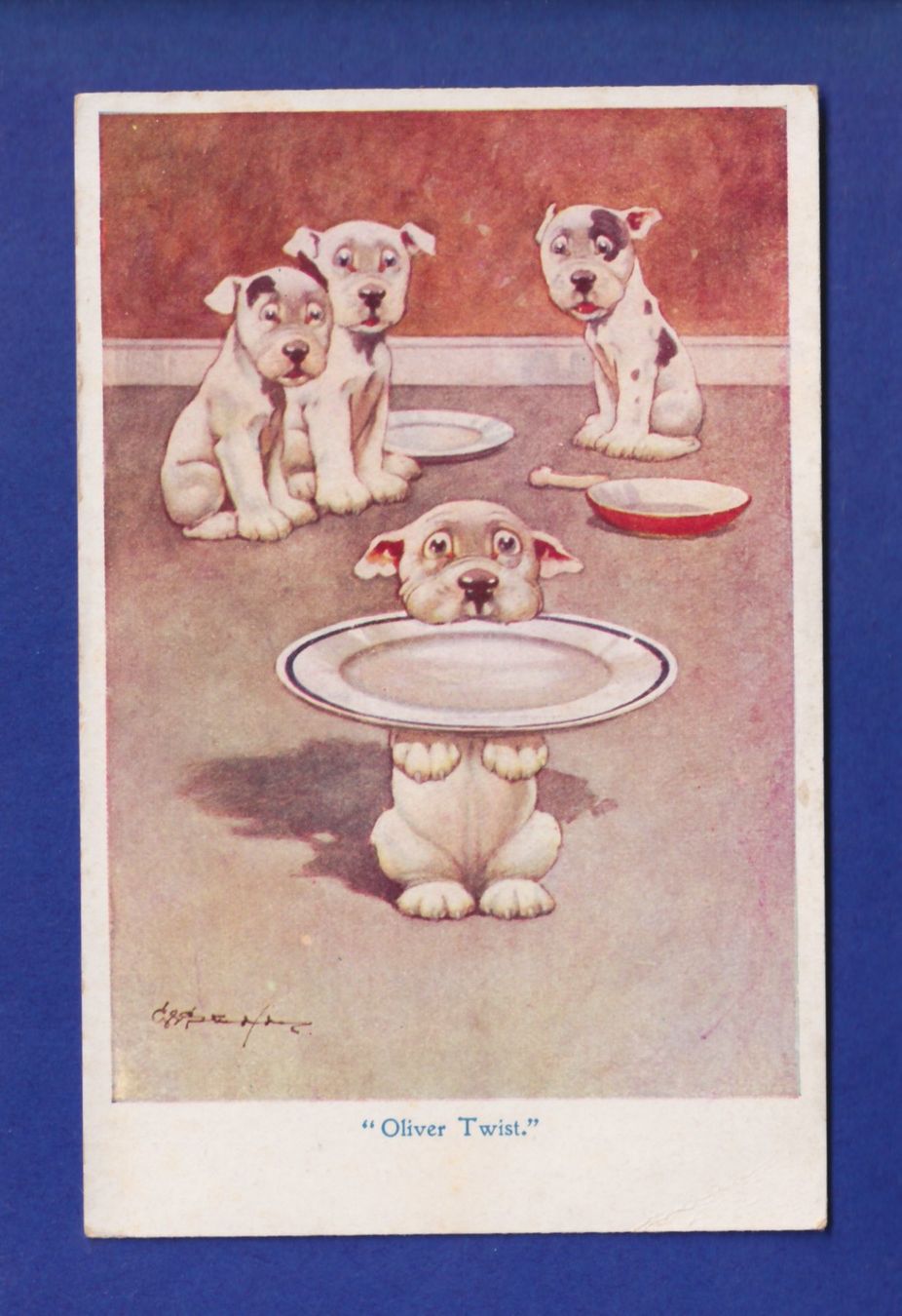 Ansichtskarten: CHIEN / HUND - Oliver Twist – Gebraucht aus Pully von nicecards-shop
