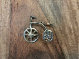 Hochrad Rad Velo Modell Fahrrad für Liebhaber? gold farben