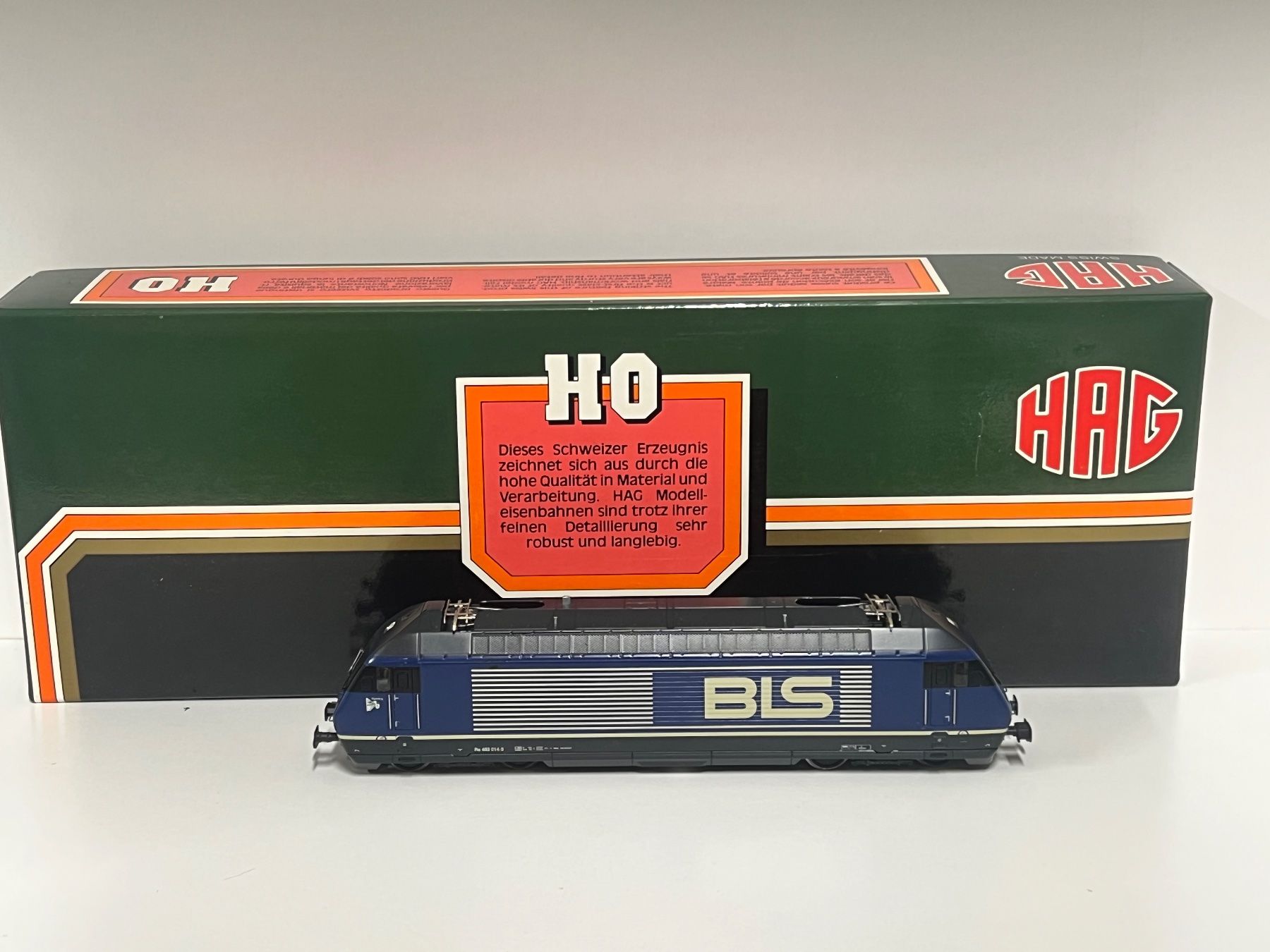 Hag Modellini di ferrovie: HAG Re 465 BLS  Wechselstrom mfx Spalenberg  LED – Usato da Geroldswil venduto da TopTrain54