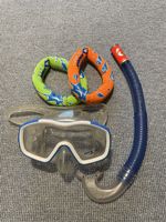 Taucherbrille, Schnorchel, Ringe