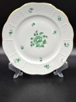 Herend Ø16,5cm Grüner Nanking-Bouquetteller Ungarn 1960er