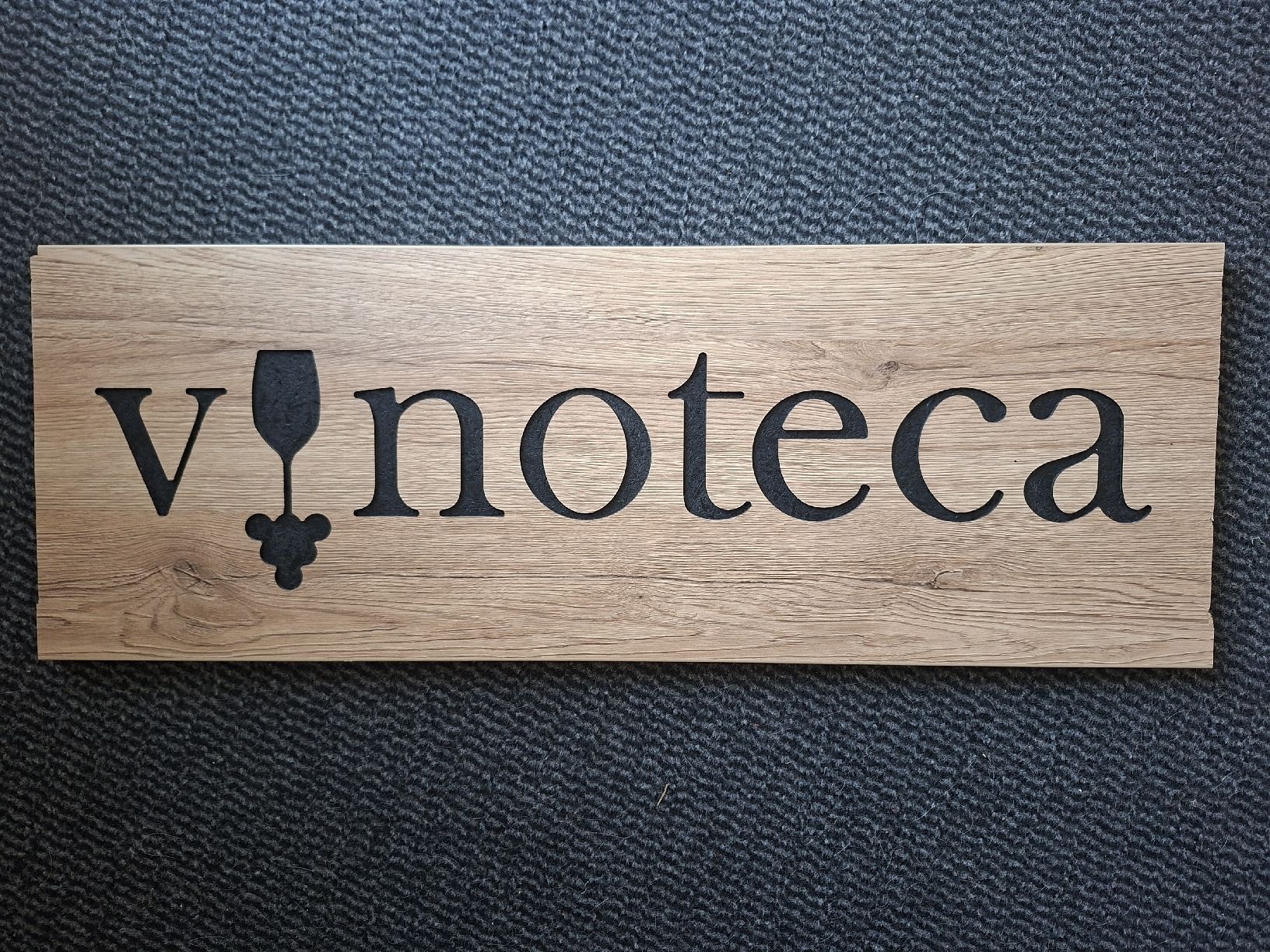 Insegne: Vinoteca Holzschild, Deko für Weinkeller oder Bar – Usato da Watt venduto da MG_Products 1