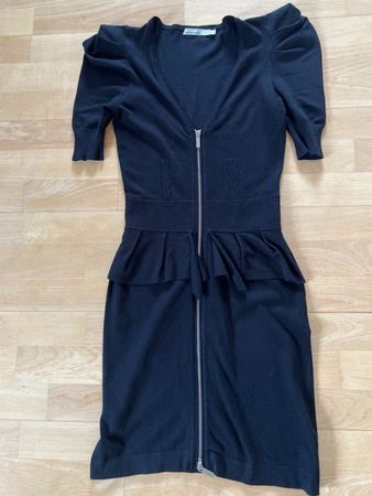 KAREN MILLEN Damen Strick Kleid, Gr. 1 (34/36), Schwarz