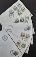 1-8-1 Signes du Zodiaque sur enveloppes FDC 1982 à 1986
