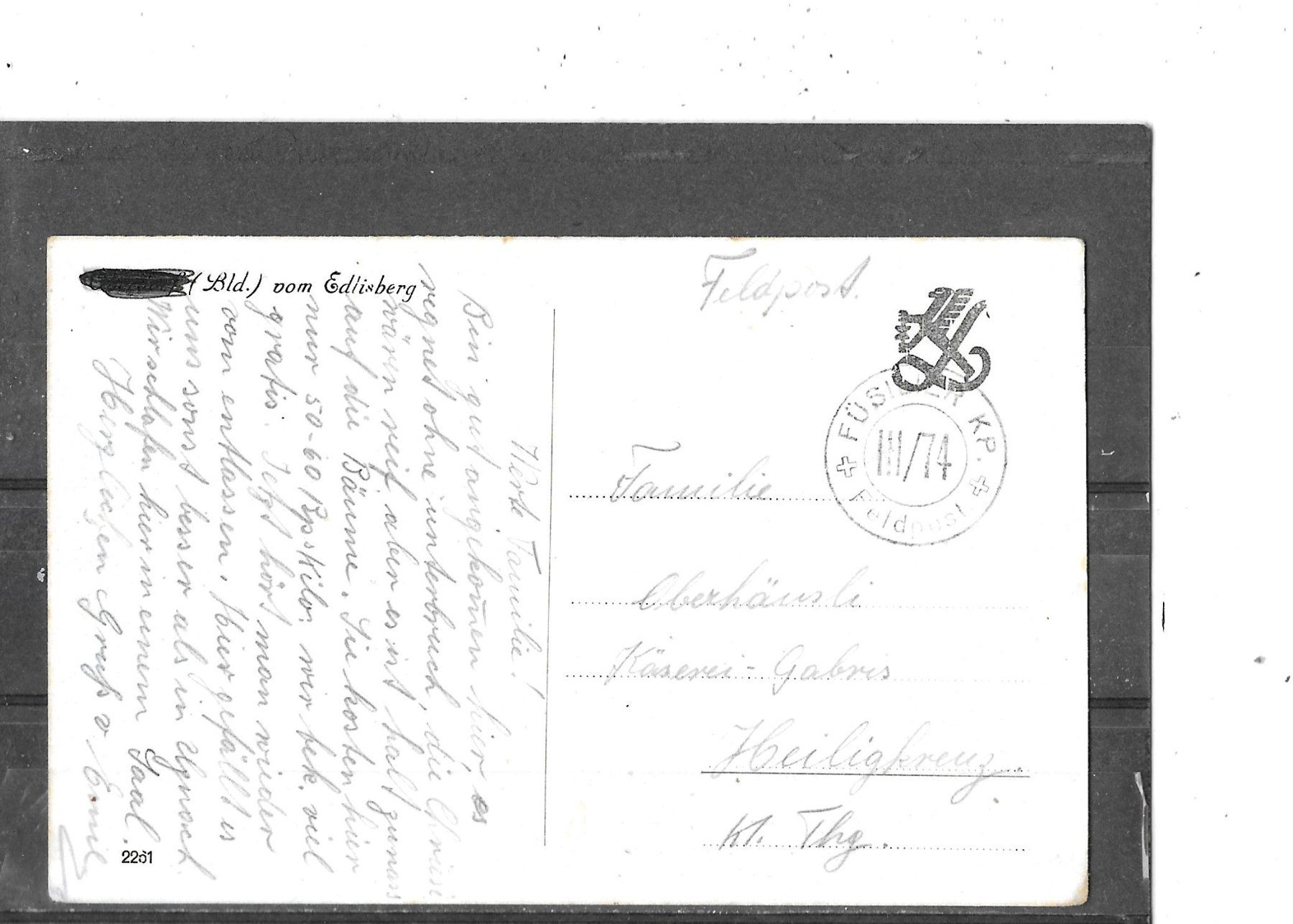 Cartoline postali: BL Ortschaft im Baselland Wo? – Usato da Schocherswil venduto da Wilare 1