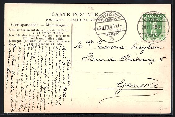 Cartes postales: Thun, Kaserne, Frontalansicht mit Eingan – D'occasion à Berlin par bartko-reher 1