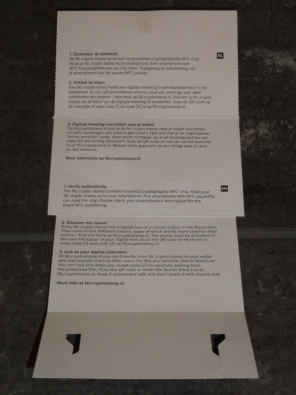Crypto Stamp 4.0 Niederlande: BULLE IN GELB, 5-stellig (Neu (gemäss  Beschreibung)) in Dagmersellen für CHF 60 – mit Lieferung auf Ricardo kaufen