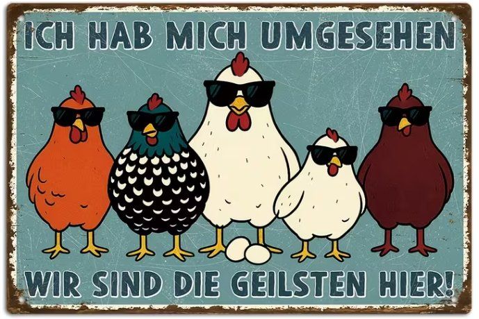 Schilder: Schild Wir sind die geilsten hier – Neu und originalverpackt aus Gerlafingen von Tsuru