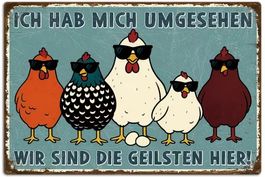 Schild Wir sind die geilsten hier