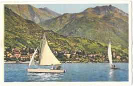 Locarno - Muralto mit Segelschiffen