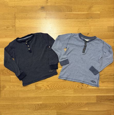 2 Langarmshirts ,Gr. 110/116