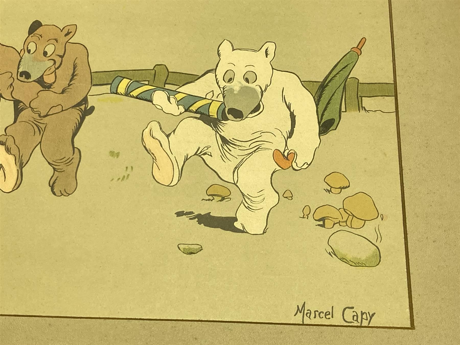 Grafica & Litografie: CAPY Marcel Litho Bären steinsigniert – Usato da Bern venduto da Jwpm66 3
