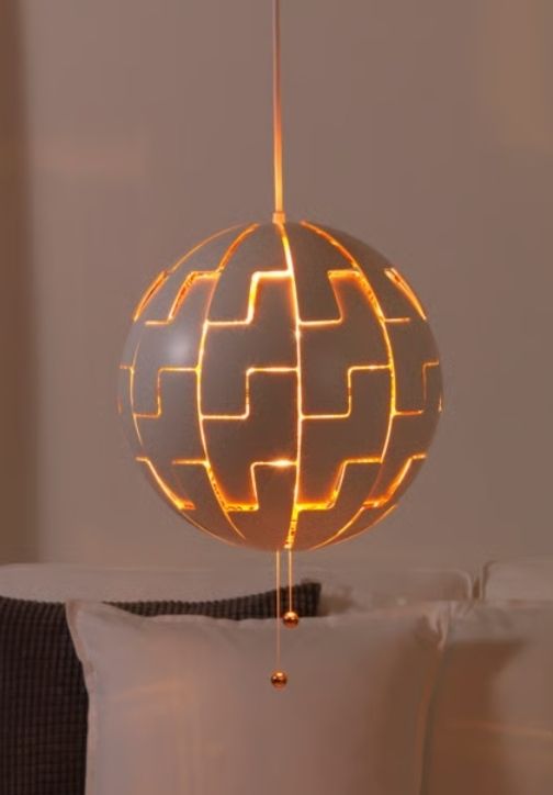 Ikea Lampadari & plafoniere: IKEA PS 2014 Hängeleuchte, weiß/kupferfarben – Usato da Ebikon venduto da shadow_of_seth 5