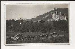 AK 1918 Gstaad Hotel Royal und Alpina