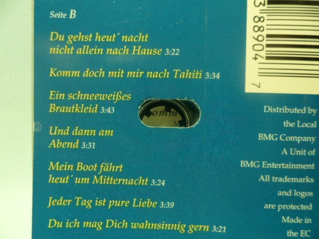 Musicassette: HANSI HINTERSEER  Träum mit mir – Usato da Langnau i. E. venduto da mar_hw58 2