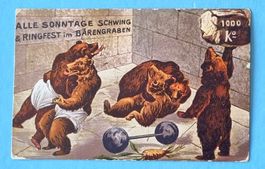 Bärenkarte - Sonntags Schwing & Ringfest im Bärengraben 1912