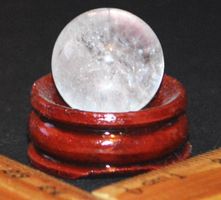 Deko - Heilstein – A-1245 Quarz Kristall 18mm mit Sockel