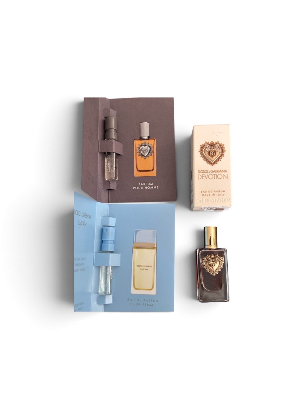 Dolce & Gabbana Profumi & Eau de Toilette: Dolce & Gabbana Devotion EdP 5 ml Miniatur, 2 x Probe NEU – Nuovo e nell'imballaggio originale da Gossau SG venduto da Parfum_and_Co 1