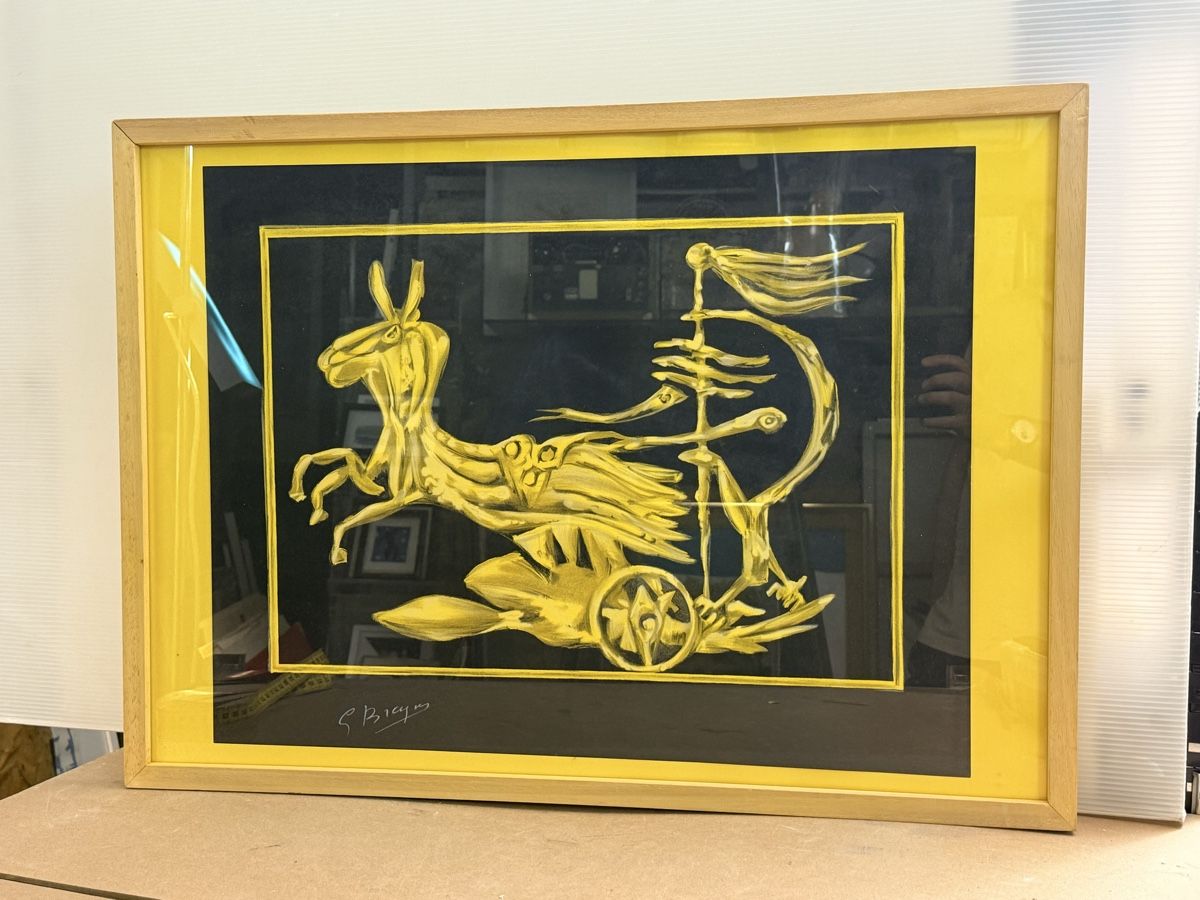 Arts picturaux & lithographies: Georges BRAQUE - Le char de Médée – D'occasion à Solothurn par NUVICO