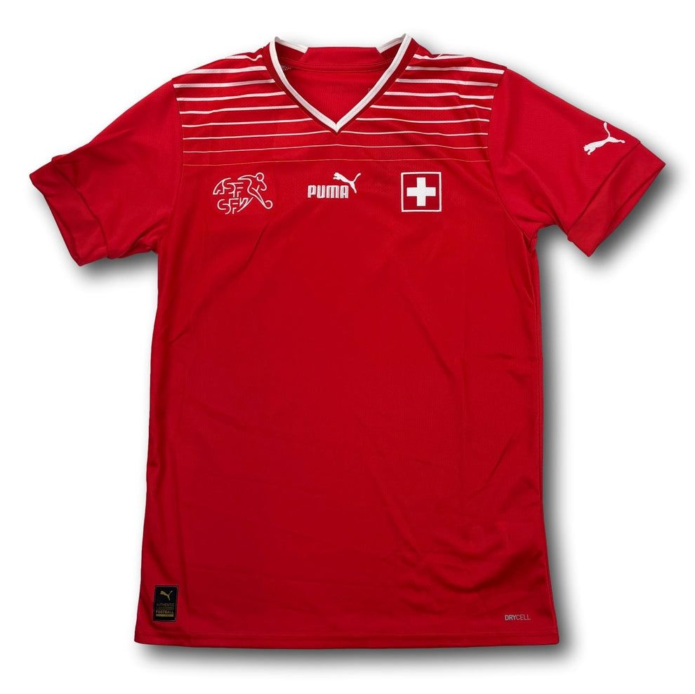 Canottiere & Pantaloni: Schweiz - 2022 - Heim - S - Puma – Usato da Bolligen venduto da ToTheJerseyEquipment