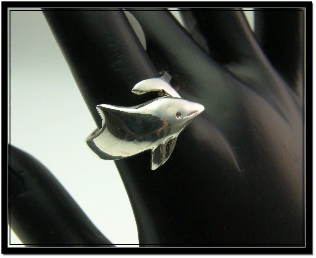 Anelli: Delfin 925 Silber Fingerring Nr. 001 – Nuovo (secondo la descrizione) da Schmitten FR venduto da la_luna_blue 4
