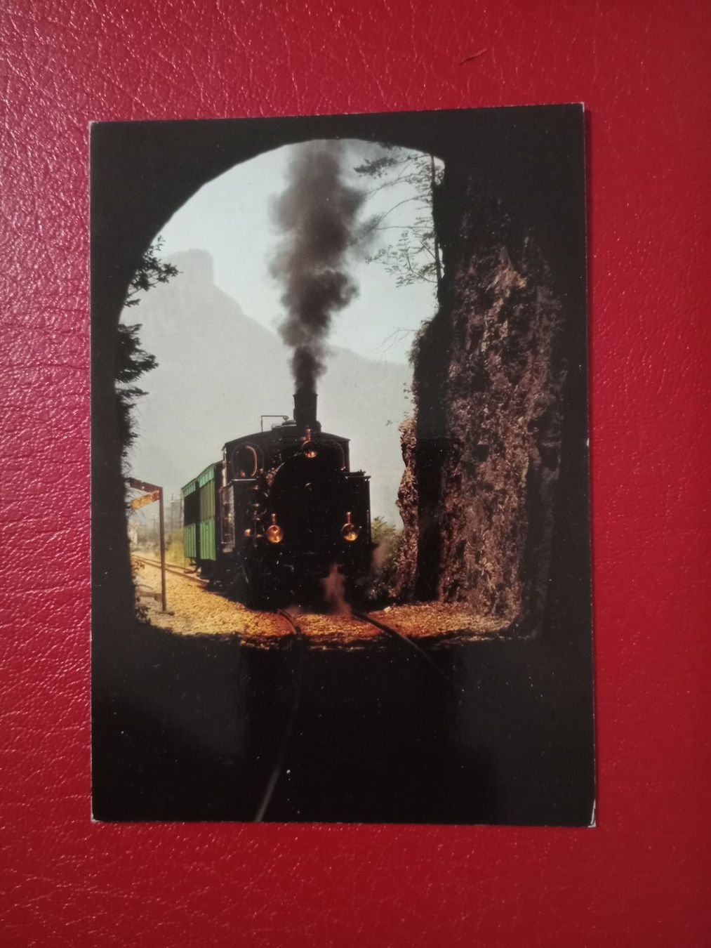 Cartoline postali: Ak Bahn Dampfzug der Bruniglinie – Usato da Küttigen venduto da Melisch1000