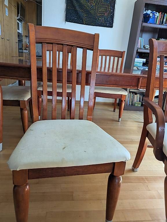 Set di tavolo e panche: Esszimmertisch mit 6 Stühlen – Usato da Baar venduto da anj_6ysz 2