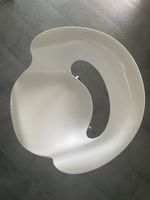 4 Stühle weiss mit Metallgestell SCAB miss b
