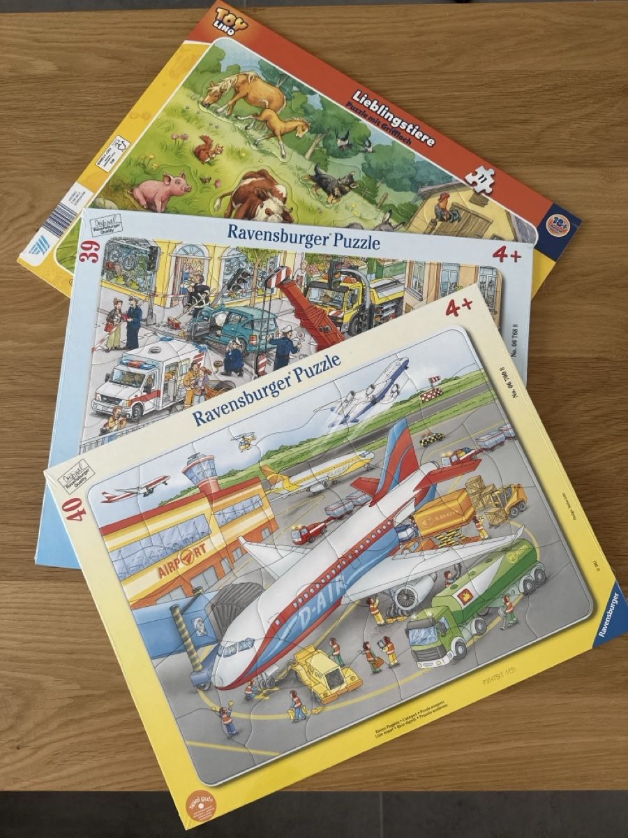 Ravensburger Puzzle: 3 Kinderpuzzle Neu und Originalverpackt – Nuovo e nell'imballaggio originale da Affeltrangen venduto da admar