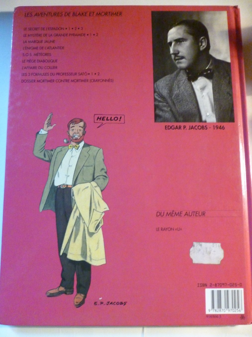 Comics: Blake et Mortimer  L'affaire du collier  E.P. Jacobs  Bd – Gebraucht aus Montreux von dodeskaden 4