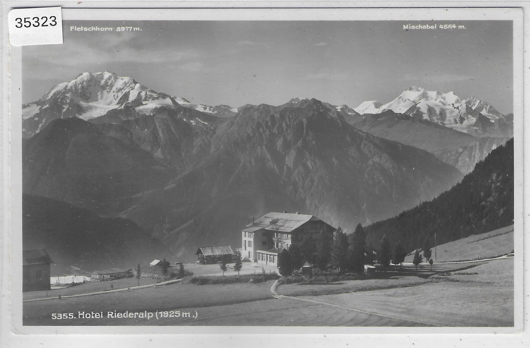 Cartoline postali: Hotel Riederalp – Usato da Ettingen venduto da Kartenplanet