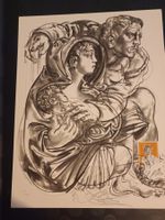 Hans Erni - handsignierte UN Lithographie