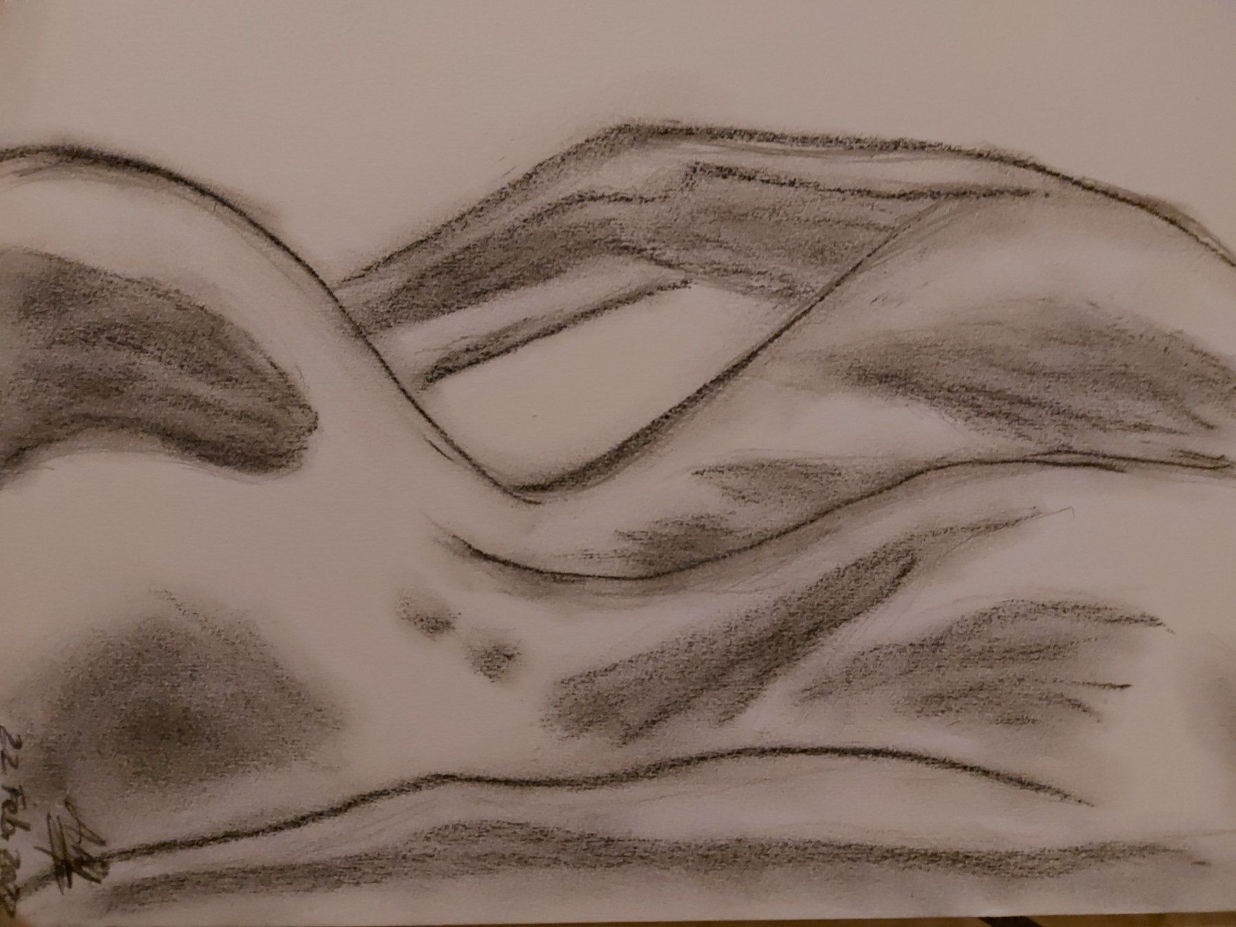 Gemälde: Disegno originale nudo donna carboncini – Neu und originalverpackt aus Coldrerio von Addicted2Art 3