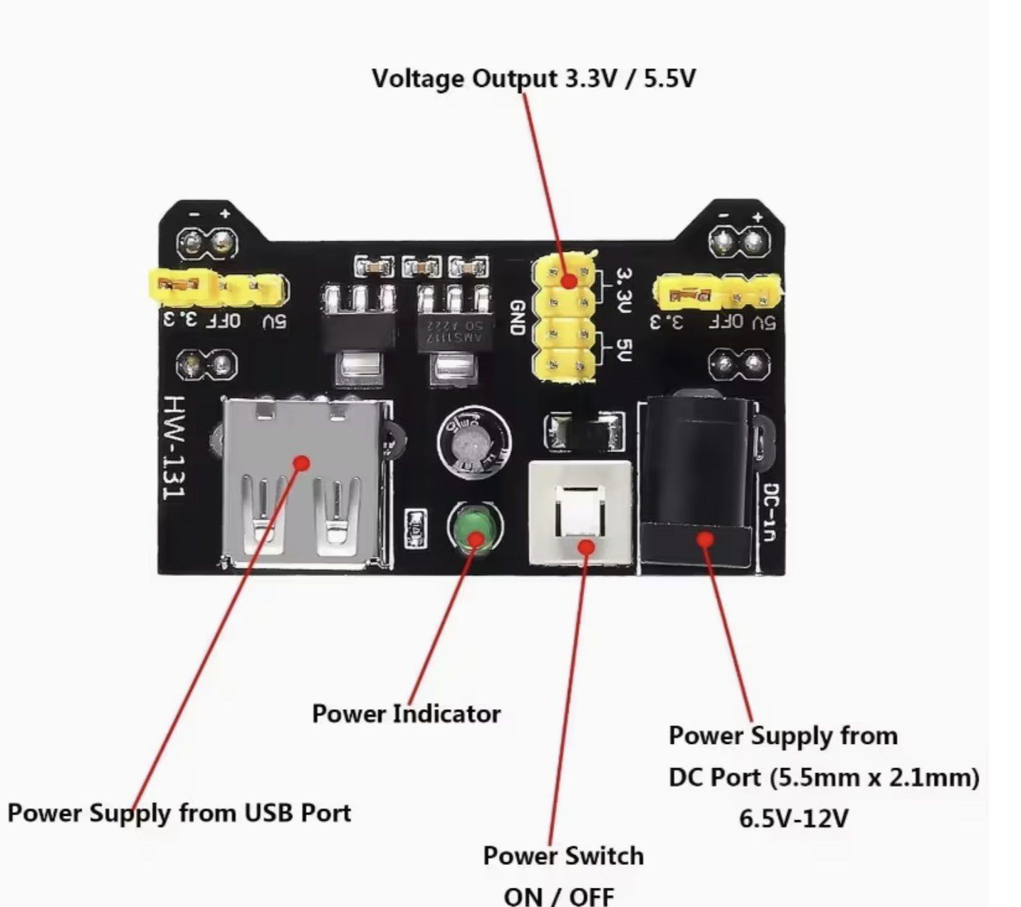 Componenti elettronici: Electronic Component Starter Kit Wire Breadboard LED Buzzers – Nuovo e nell'imballaggio originale da Horw venduto da Arta20000 4