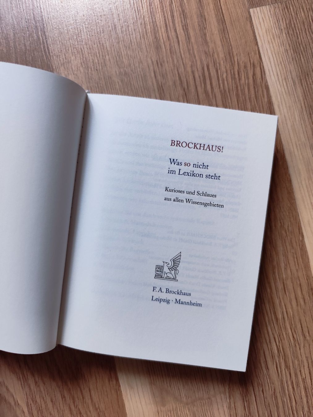Libri: Brockhaus Quiz Book: Odd Facts – Usato da Mägenwil venduto da VintageGirly 3