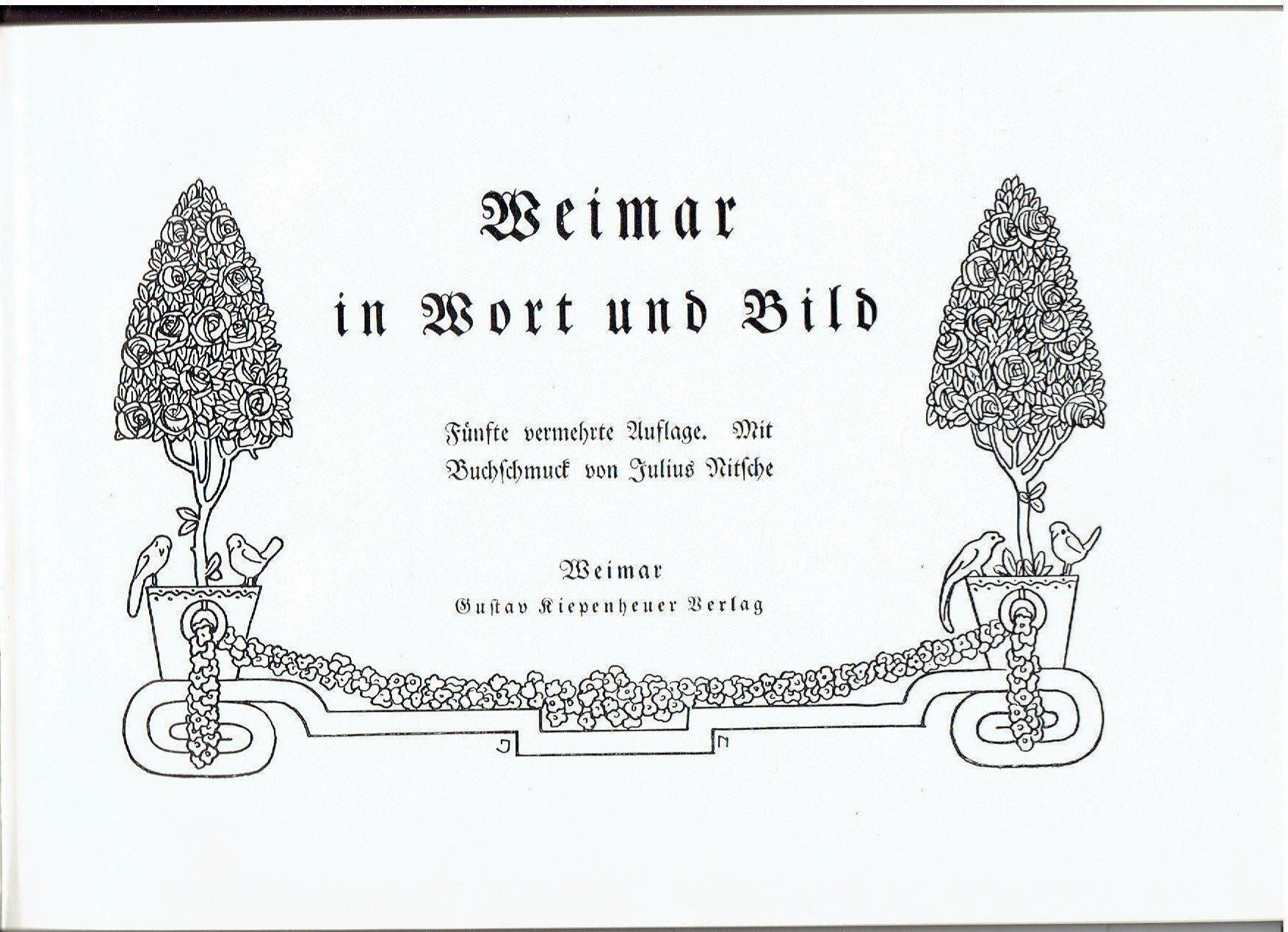 Libri: Weimar in Wort und Bild, 1914 – Usato da Flims - Dorf venduto da Stagediver 2