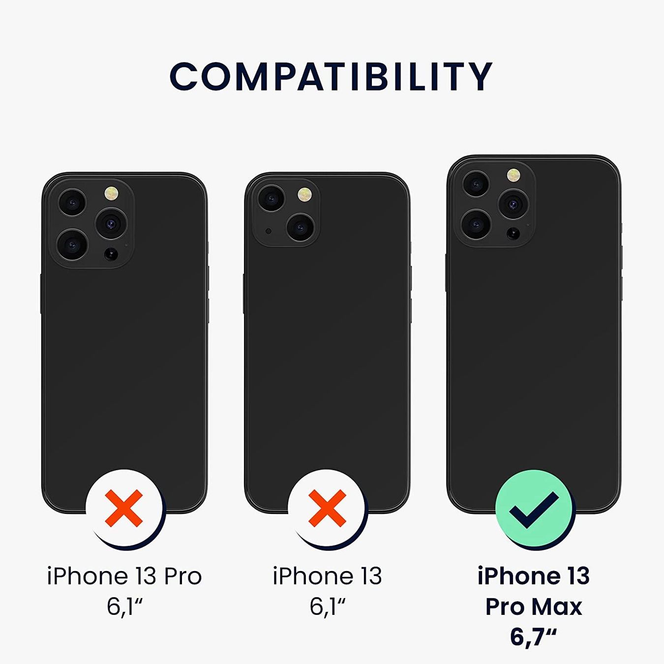 Cover & Protezioni schermo: iPhone 13 Pro Max Hülle Etui CLEAR Case Silikon Cover Tasche – Nuovo e nell'imballaggio originale da Volketswil venduto da coverandmore 9